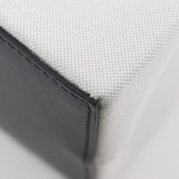 BALENCIAGA Small tote Tote Bag 7599412AAOK9260 logo Light gray Nylon canva... - Picture 8 of 10